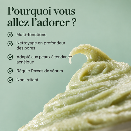 Nettoyant Visage au Riz Vert – Arencia 120 g