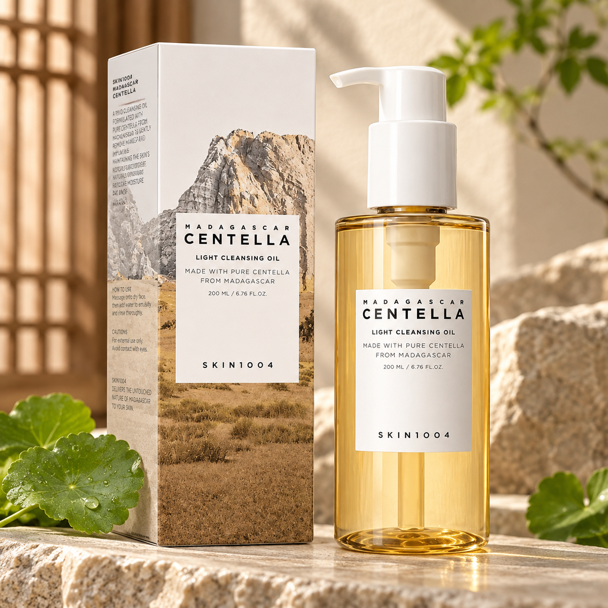 Huile Nettoyante Légère à la Centella de Madagascar – SKIN1004