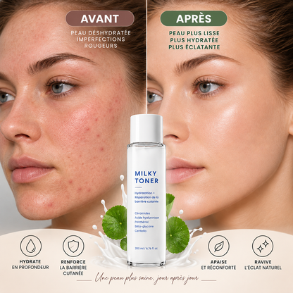 Toner Lacté Hydratant à la Centella & Céramides – 200 ml