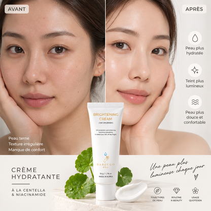 Crème Hydratante à la Centella & Niacinamide – BAREUGO 50 g