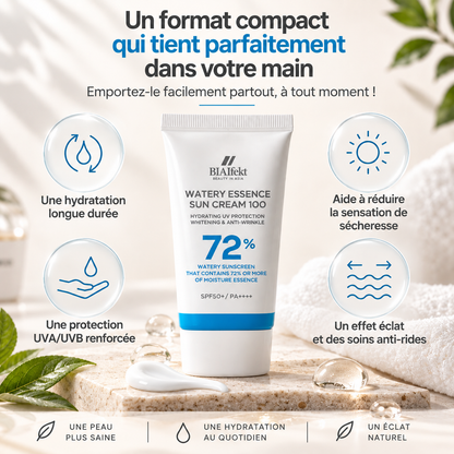 Crème Solaire Hydratante SPF50 PA++++ à l’Acide Hyaluronique – BIAIfekt 30 ml