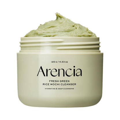Nettoyant Visage au Riz Vert – Arencia 120 g