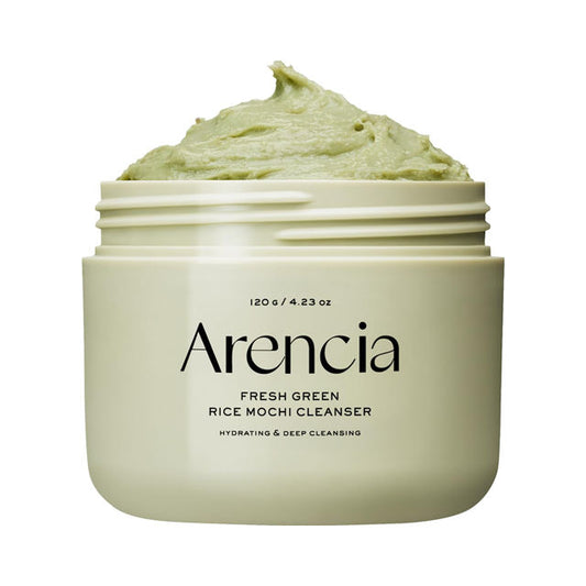 Nettoyant Visage au Riz Vert – Arencia 120 g